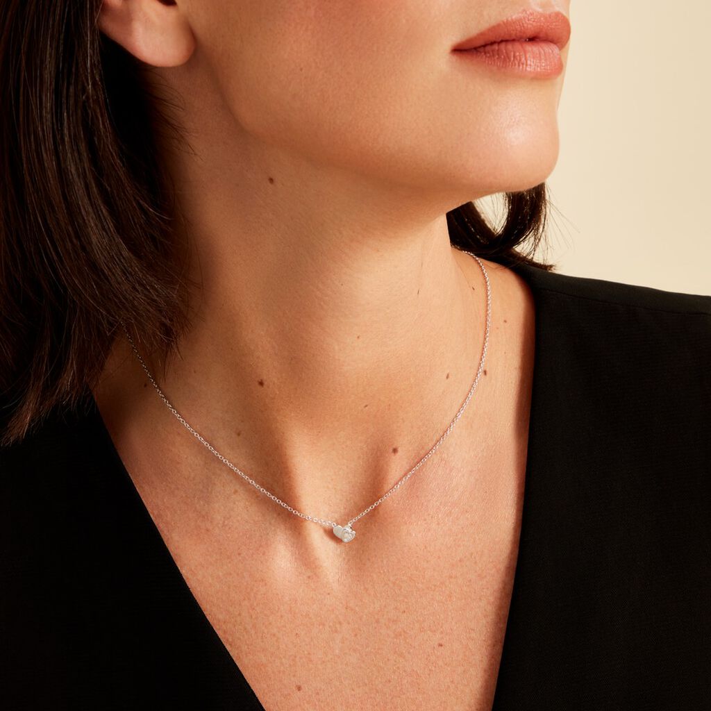 Collier Argent Dounyo Oxydes De Zirconium - Colliers fantaisie Femme | Histoire d’Or