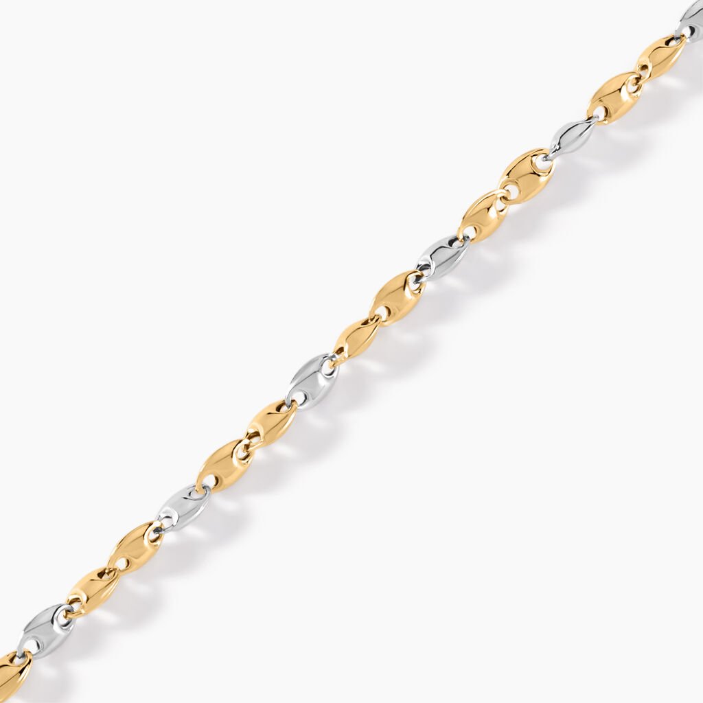Bracelet Dami Or Bicolore - Bracelets Homme | Histoire d&rsquo;Or