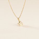 Pendentif Ange Penseur Or Jaune - Pendentifs Communion Enfant | Histoire d&rsquo;Or