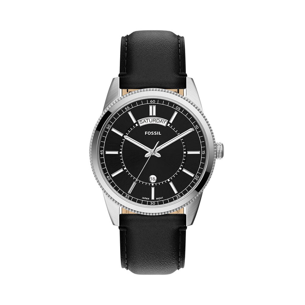 Montre Fossil Pearson Noir - Montres &eacute;tanches Homme | Histoire d&rsquo;Or