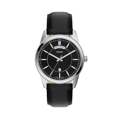 Montre Fossil Pearson Noir - F&ecirc;te des p&egrave;res Homme | Histoire d&rsquo;Or