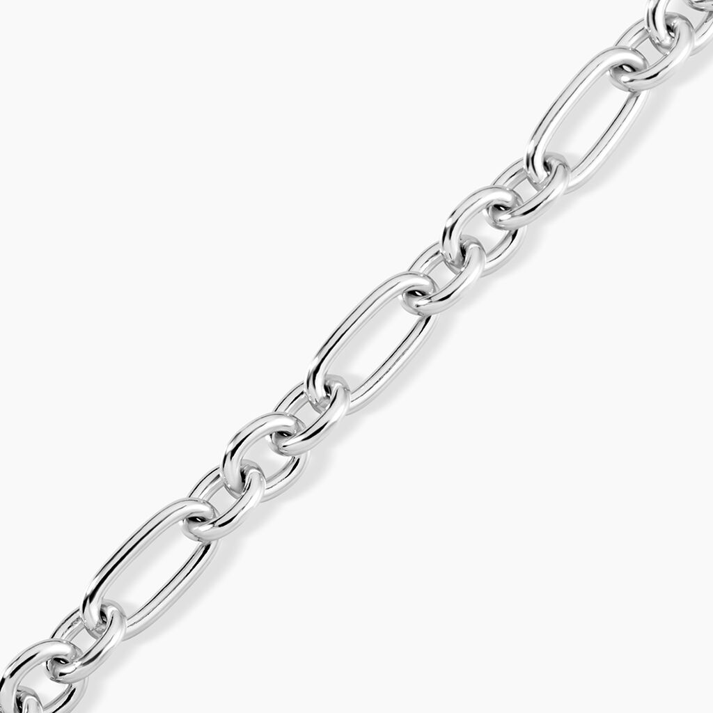 Bracelet Maille Camiorica Argent Blanc - Bracelets cha&icirc;ne Femme | Histoire d&rsquo;Or