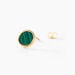 Boucles D'oreilles Puces Florica Or Jaune Malachite - Clous d'oreilles Femme | Histoire d’Or