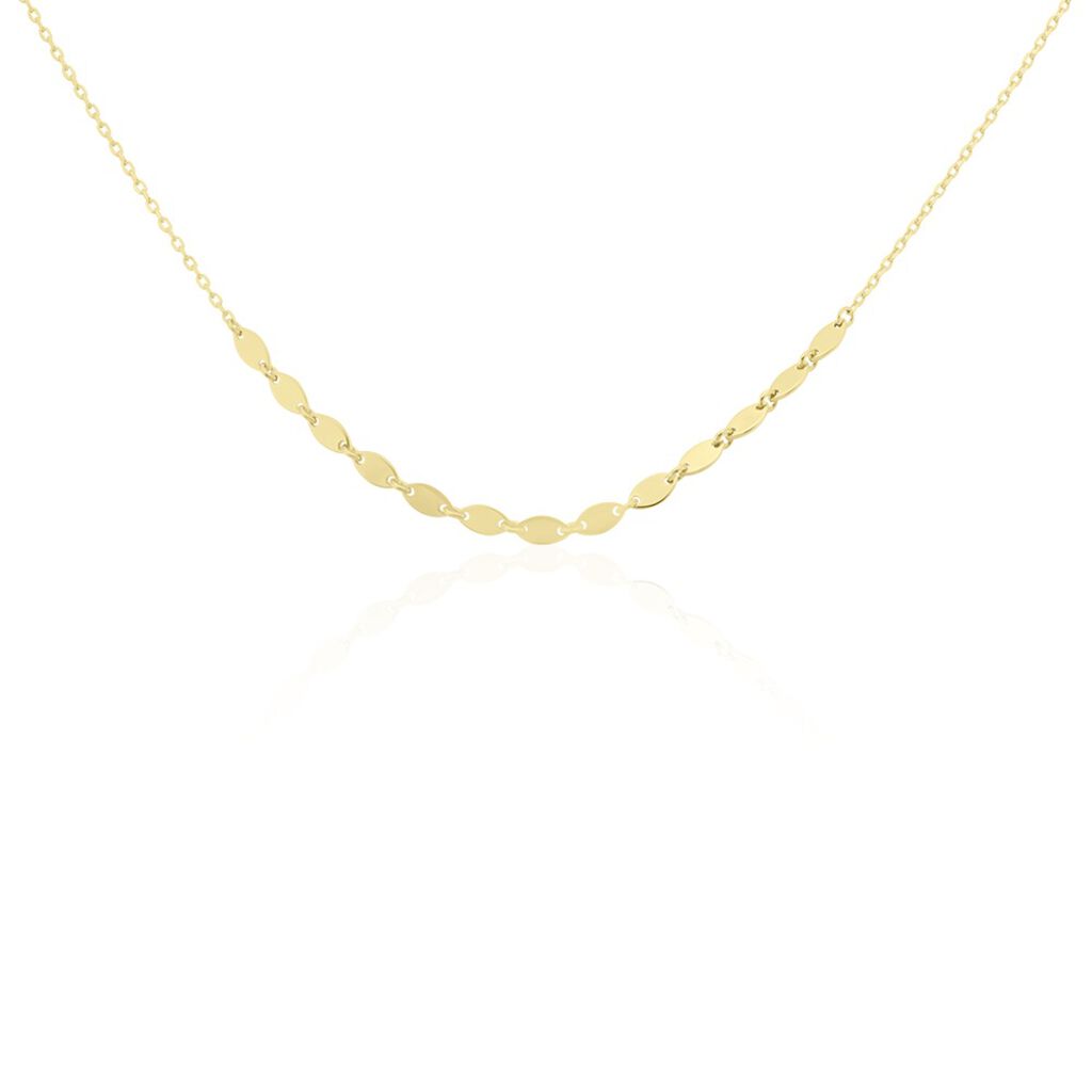 Collier Plaque Or Leontine - Colliers fantaisie Femme | Histoire d’Or
