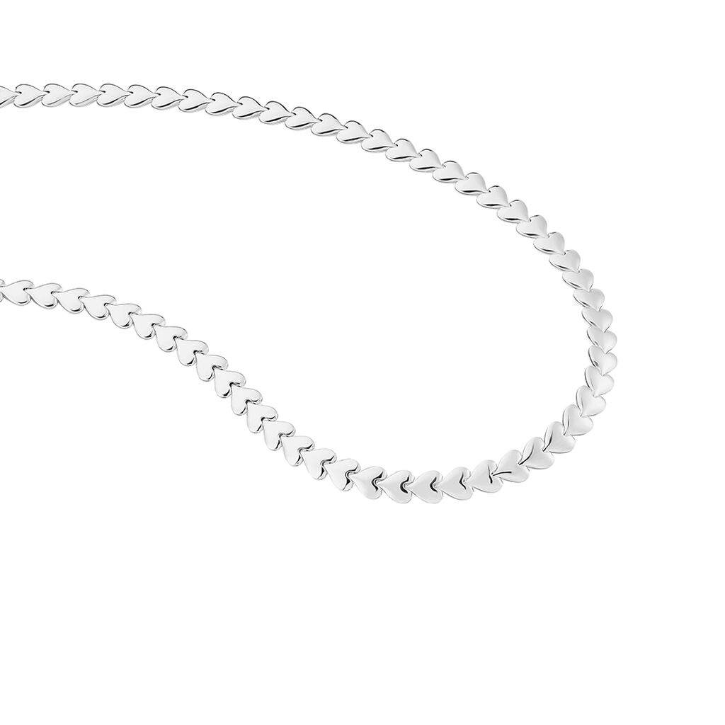 Collier Argent Blanc Barbara - Colliers Femme | Histoire d’Or