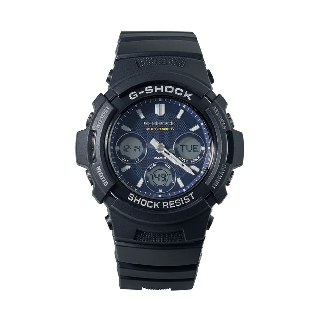 Montre Casio G-shock  Bleu - Montres Homme | Histoire d&rsquo;Or