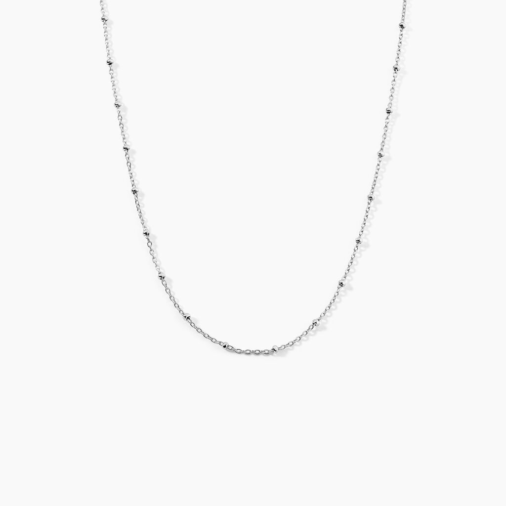Chaine Kathi Argent Blanc - Chaines Femme | Histoire d’Or