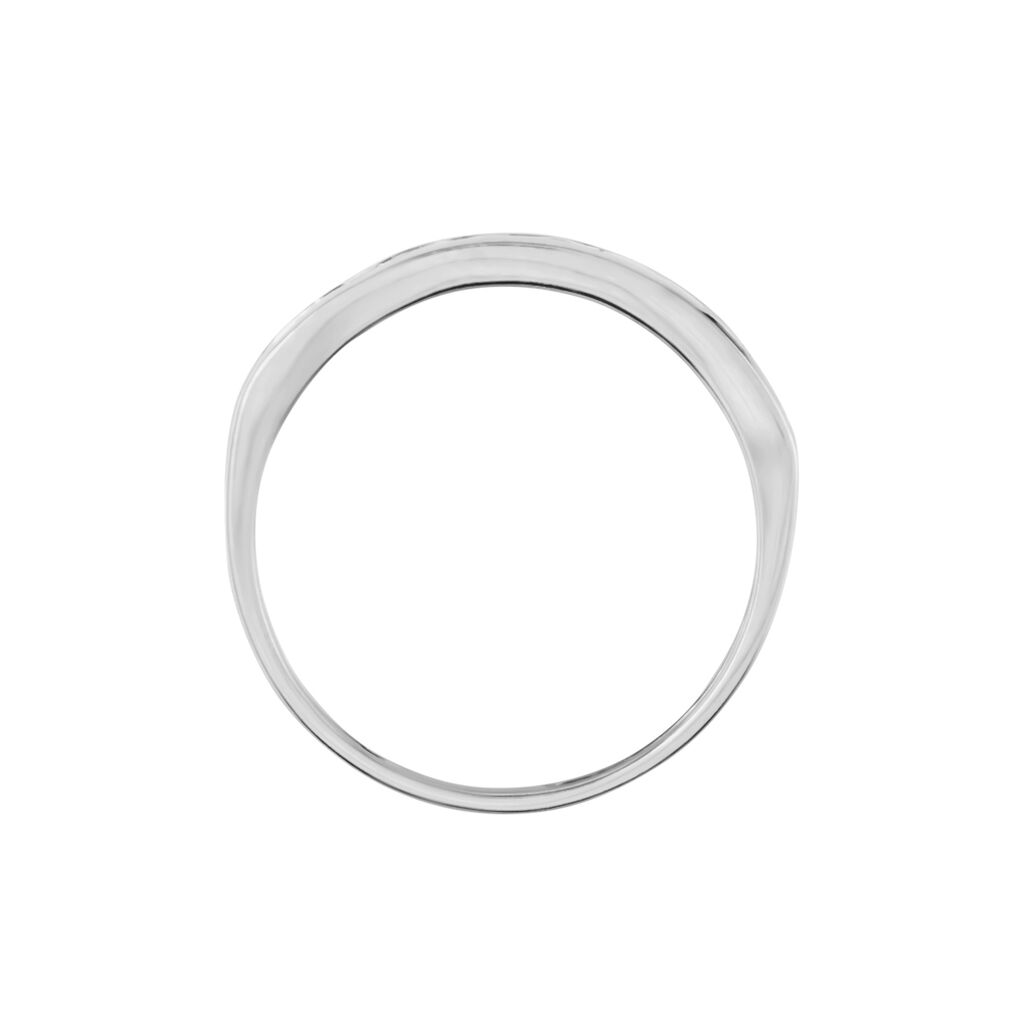 Demi Alliance Davila Or Blanc Oxyde - Alliances Femme | Histoire d’Or