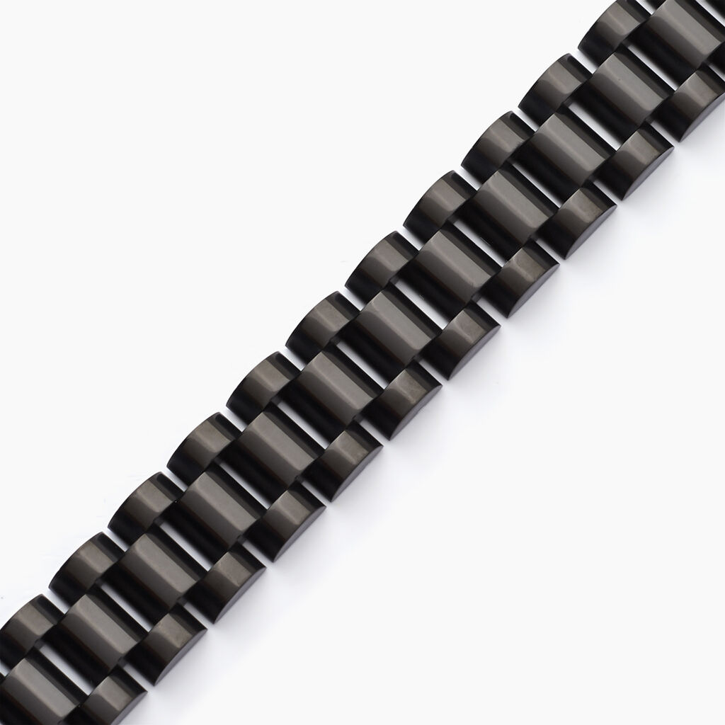 Bracelet Najac Acier Noir - Bracelets Homme | Histoire d’Or