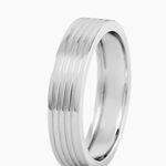 Bague Pulse Argent Blanc - Bagues fantaisie Homme | Histoire d&rsquo;Or