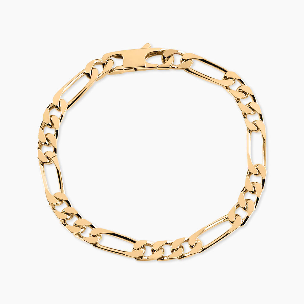 Bracelet Bixente Plaqu&eacute; Or Jaune - Bracelets cha&icirc;ne Femme | Histoire d&rsquo;Or