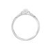 Bague Solitaire Livia Or Blanc Diamant - Bagues solitaires Femme | Histoire d’Or