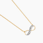 Collier Lyana Argent Dor&eacute; A L'Or 750/1000 - F&ecirc;te des m&egrave;res Femme | Histoire d&rsquo;Or