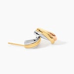 Cr&eacute;oles Igora Or Tricolore - Boucles d'oreilles cr&eacute;oles Femme | Histoire d&rsquo;Or