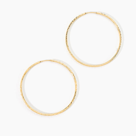 Créoles Aglavie Flexibles Or Jaune - Boucles d'oreilles créoles Femme | Histoire d’Or