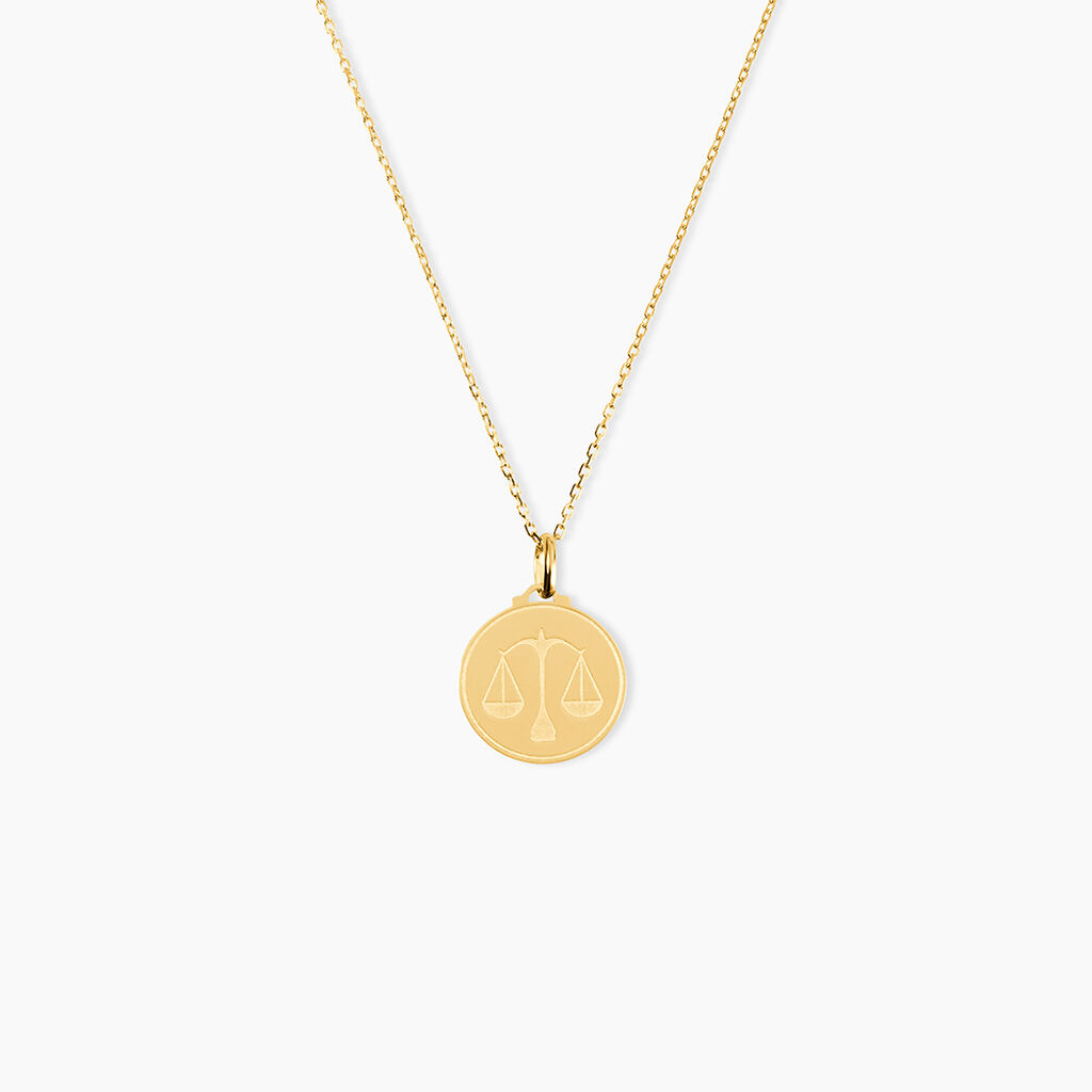 Pendentif Lamie Zodiaque Or Jaune - Pendentifs Zodiaque Unisex | Histoire d&rsquo;Or