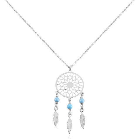 Collier Anoki Argent Blanc - Colliers fantaisie Femme | Histoire d’Or