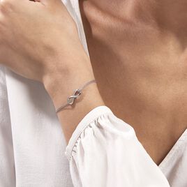Bracelet Ynya Acier Blanc - Bracelets Infini Femme | Histoire d’Or