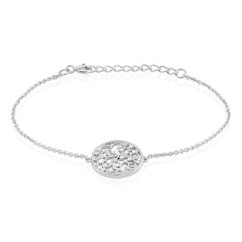 Bracelet Argent Plantain Oxydes De Zirconium - Bracelets fantaisie Femme | Histoire d’Or