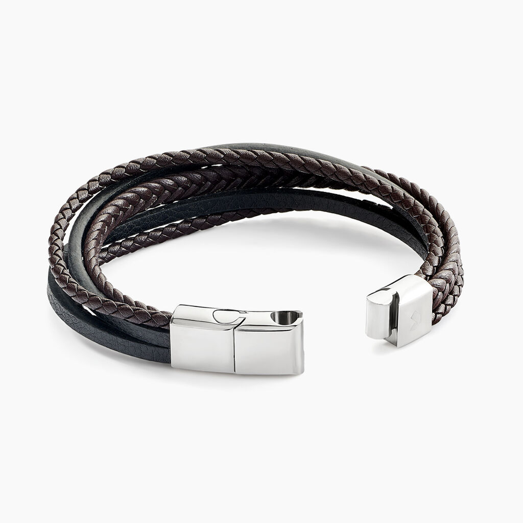 Bracelet Jourdan Byron Acier Blanc - Bracelets Homme | Histoire d&rsquo;Or