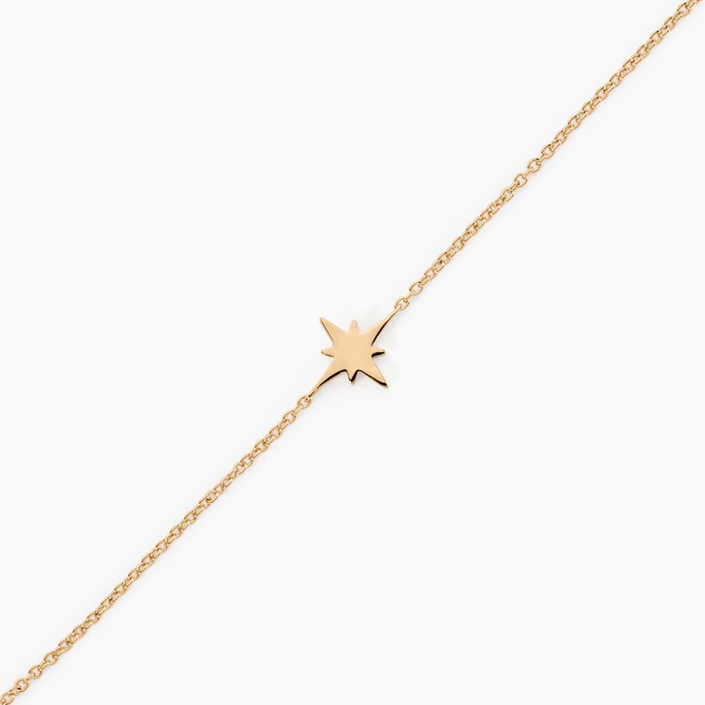 Bracelet Alisee Plaqu&eacute; Or Jaune - Bracelets Femme | Histoire d&rsquo;Or