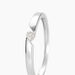 Bague Or Blanc Anilie Diamant - Bagues solitaires Femme | Histoire d’Or