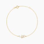 Bracelet Sparkle Or Jaune Oxyde De Zirconium - Bracelets Pierre Femme | Histoire d&rsquo;Or