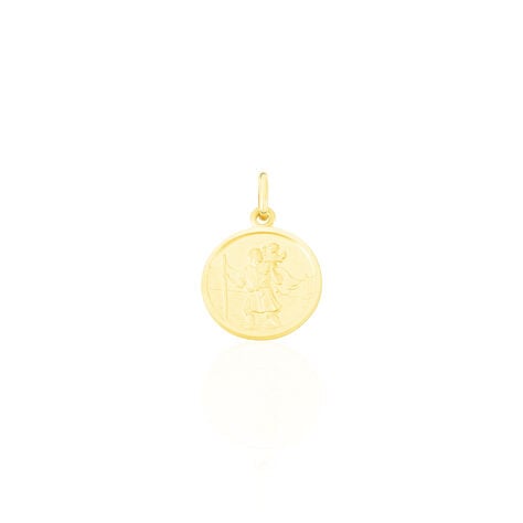Pendentif Saint Christophe Or Jaune - Pendentifs Baptême Famille | Histoire d’Or