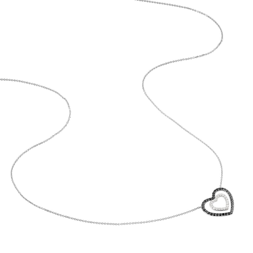Collier Or Blanc Diamant - Colliers Femme | Histoire d’Or
