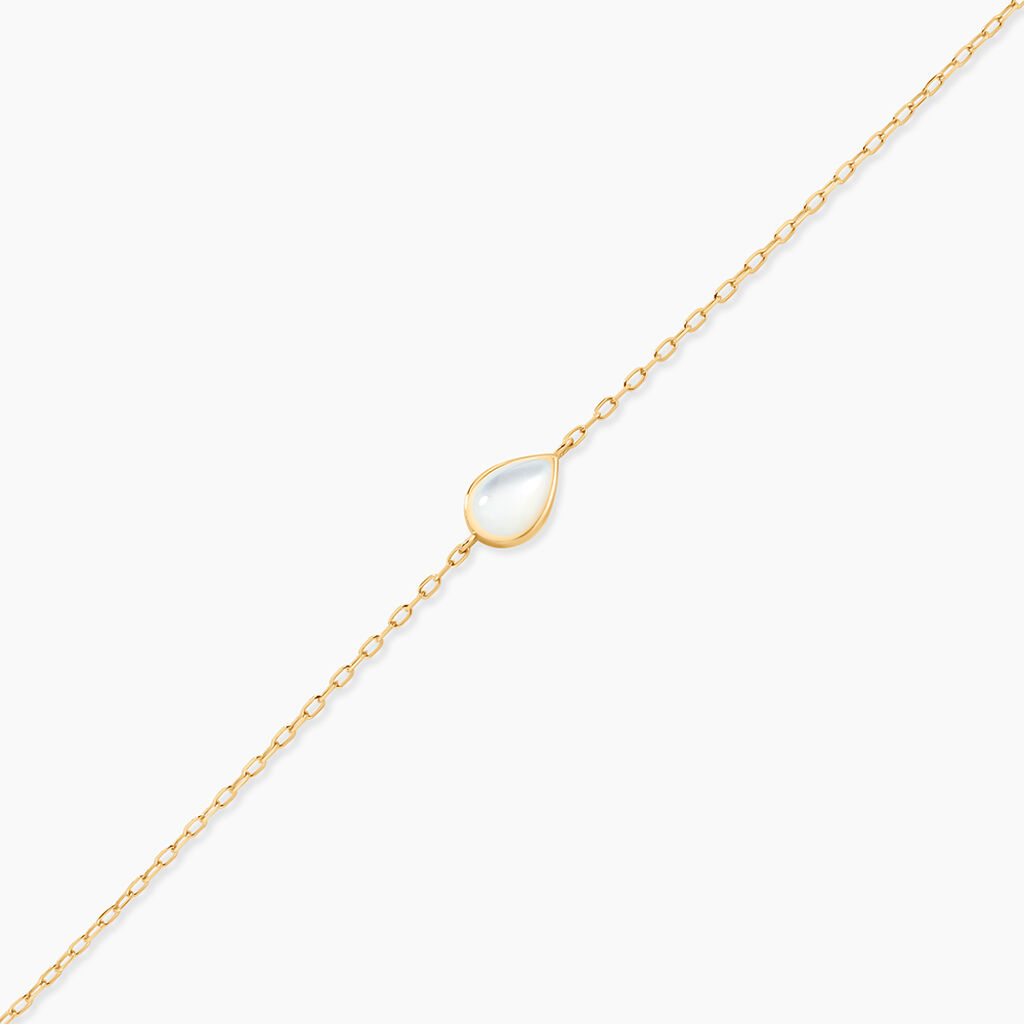 Bracelet Ond&eacute;e Or Jaune Nacre - Bracelets Femme | Histoire d&rsquo;Or