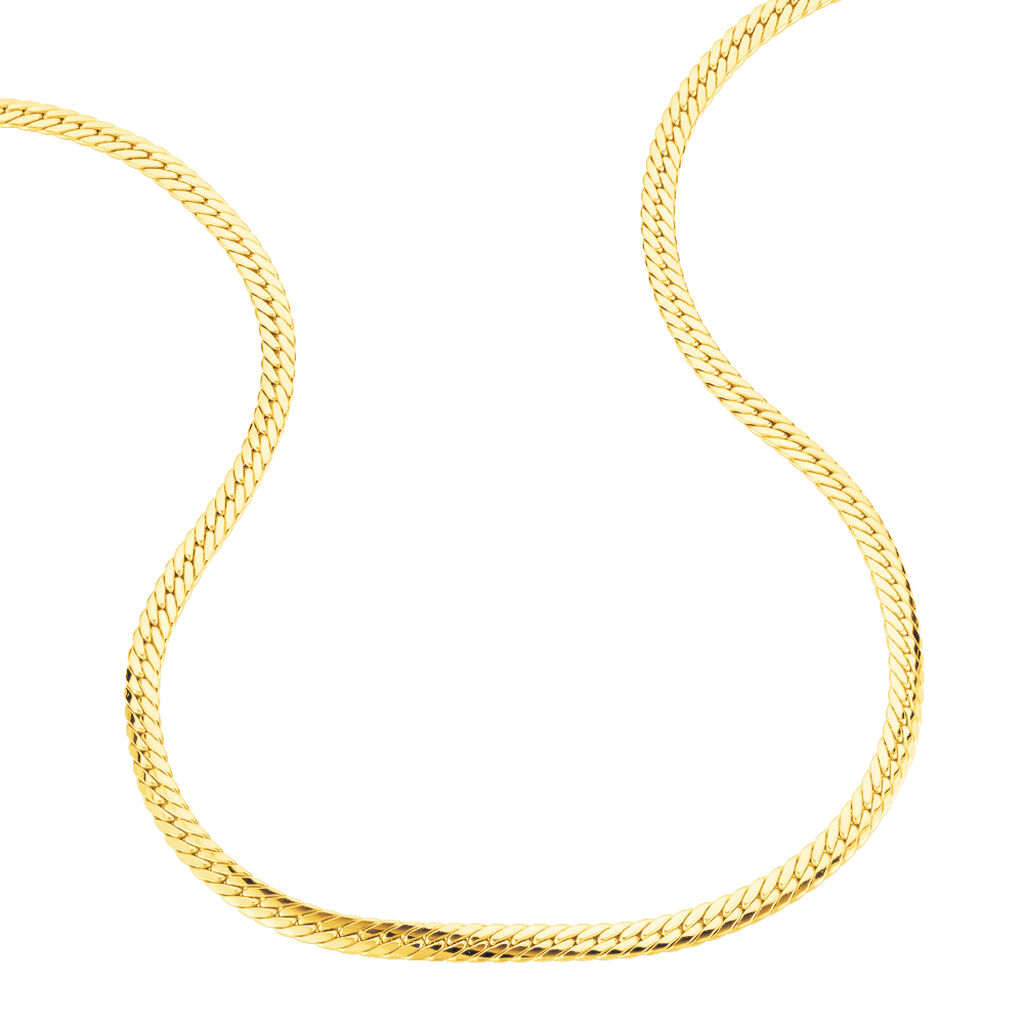 Collier Doline Maille Anglaise Or Jaune - Chaines Femme | Histoire d’Or