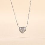 Collier Or Blanc Abe Diamants - Colliers Femme | Histoire d&rsquo;Or