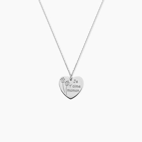 Collier Aemilia Argent Blanc - Colliers fantaisie Femme | Histoire d&rsquo;Or