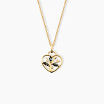 Pendentif Baylee Argent Dor&eacute; A L'Or 750/1000 Topaze Oxyde De Zirconium - F&ecirc;te des m&egrave;res Femme | Histoire d&rsquo;Or