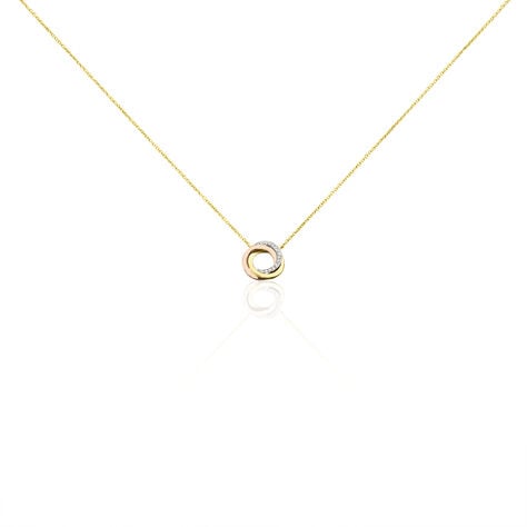 Collier Daphnee Or Tricolore Diamant - Colliers Femme | Histoire d’Or
