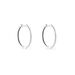 Créoles Aryanna Rondes Or Blanc Diamant - Boucles d'oreilles créoles Femme | Histoire d’Or