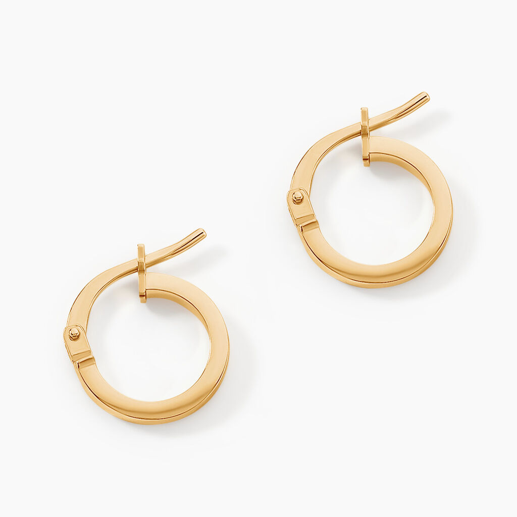 Cr&eacute;oles Thyrza Or Jaune - Boucles d'oreilles cr&eacute;oles Femme | Histoire d&rsquo;Or