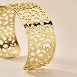Bracelet Manchette Brenda Acier Jaune - Bracelets manchettes Femme | Histoire d&rsquo;Or