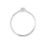 Bague Diamotion Or Blanc Diamant - Bagues solitaires Femme | Histoire d&rsquo;Or