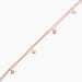 Chaîne De Cheville Heidi Argent Rose Oxyde De Zirconium - Chaînes de cheville Femme | Histoire d’Or