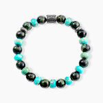 Bracelet Naturel Autres Vert Jaspe Africain - F&ecirc;te des p&egrave;res Homme | Histoire d&rsquo;Or