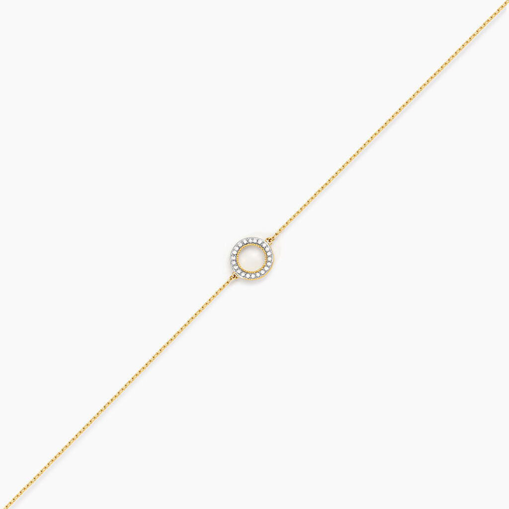 Bracelet Or Jaune Acantha Diamants - Bracelets Femme | Histoire d&rsquo;Or