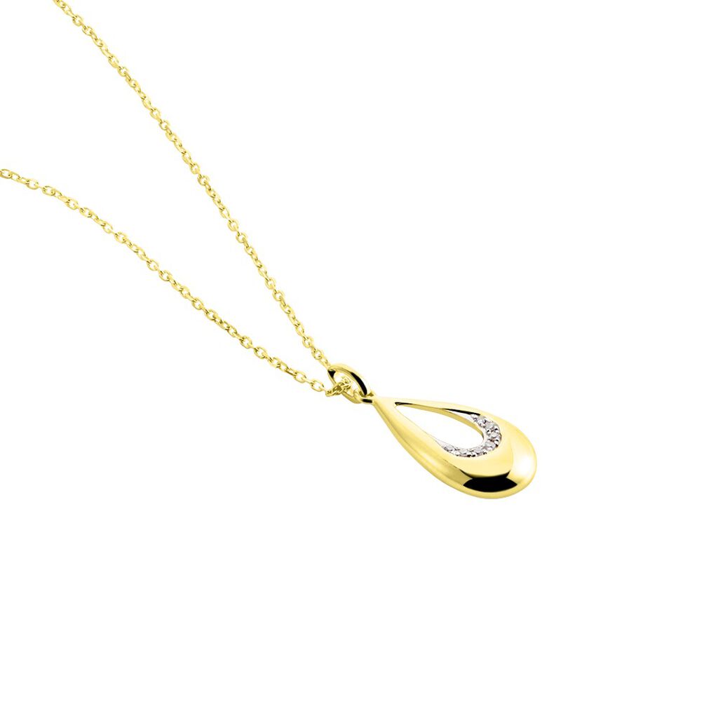 Collier Belinda Or Jaune Diamant - Colliers Femme | Histoire d’Or