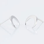 Boucles D'oreilles Puces Astre Argent Blanc - Boucles d'oreilles fantaisie Femme | Histoire d&rsquo;Or