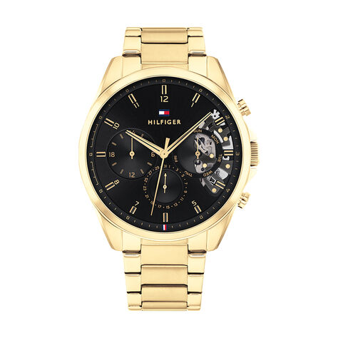 Montre Tommy Hilfiger Baker Noir - Montres Homme | Histoire d&rsquo;Or