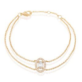 Bracelet Classical Plaqué Or Jaune Oxyde De Zirconium - Bracelets fantaisie Femme | Histoire d’Or