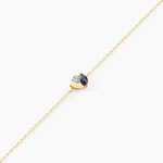Bracelet Tameka Or Bicolore Saphir Diamant - Bracelets Femme | Histoire d&rsquo;Or