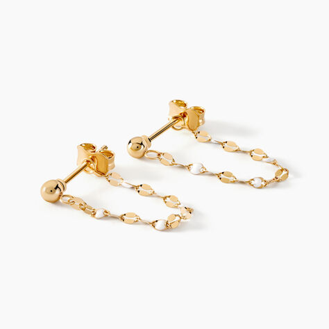 Boucles D'oreilles Pendantes Asteria Or Jaune - Boucles d'oreilles pendantes Femme | Histoire d’Or