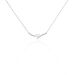 Collier Eva Or Blanc Oxyde De Zirconium - Colliers Femme | Histoire d’Or