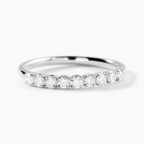 Alliance Eloisa Ld Platine Blanc Diamant Synthétique - Alliances Femme | Histoire d’Or